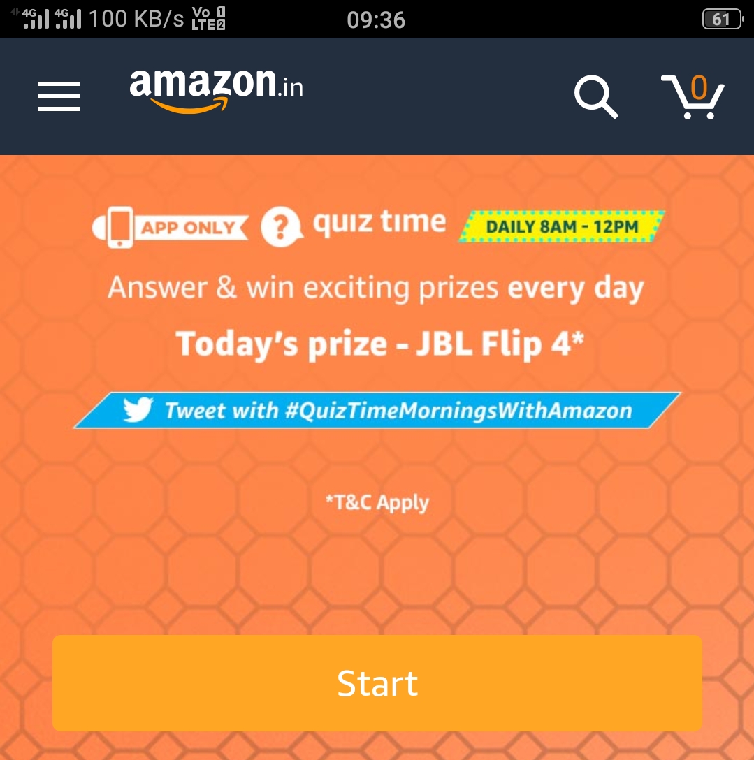 amazon jbl flip 4 quiz answers 27th november