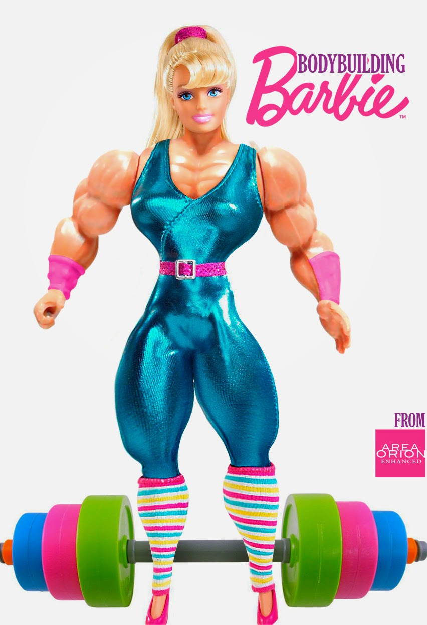 Muskelmaedels Barbie With Biceps