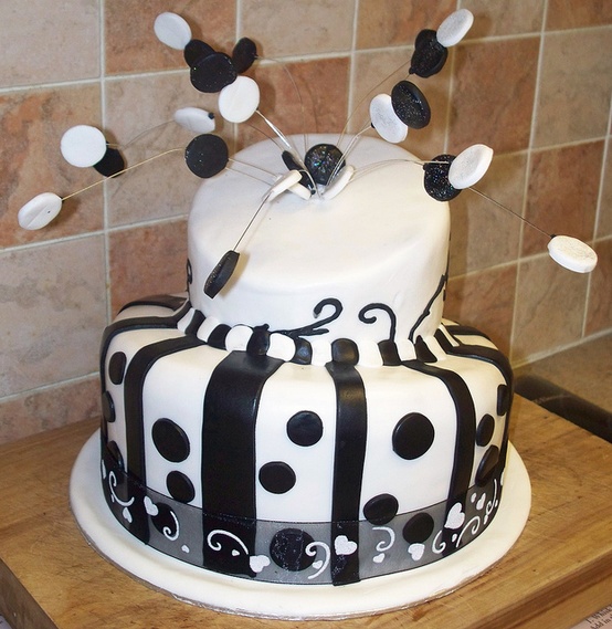 Estilo & Consultorias: Bolo Black and White