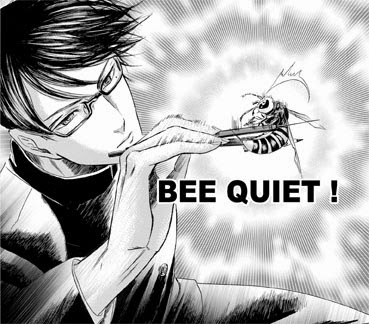 Sakamoto: attaque spéciale Bee Quiet !