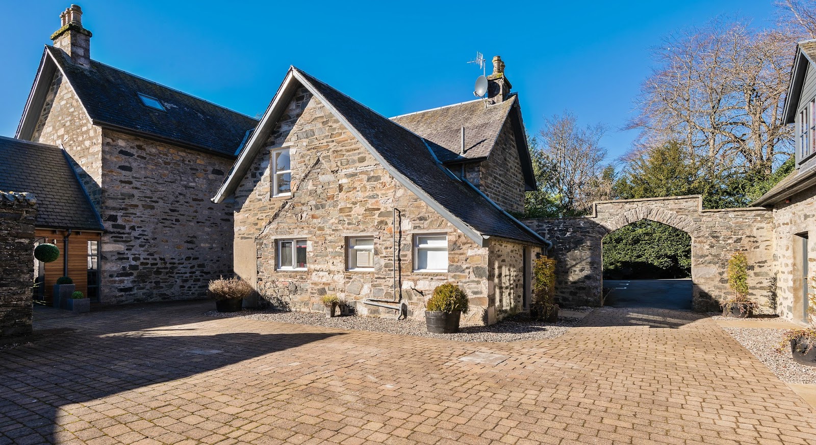 Craigatin House and Courtyard Pitlochry Scotland