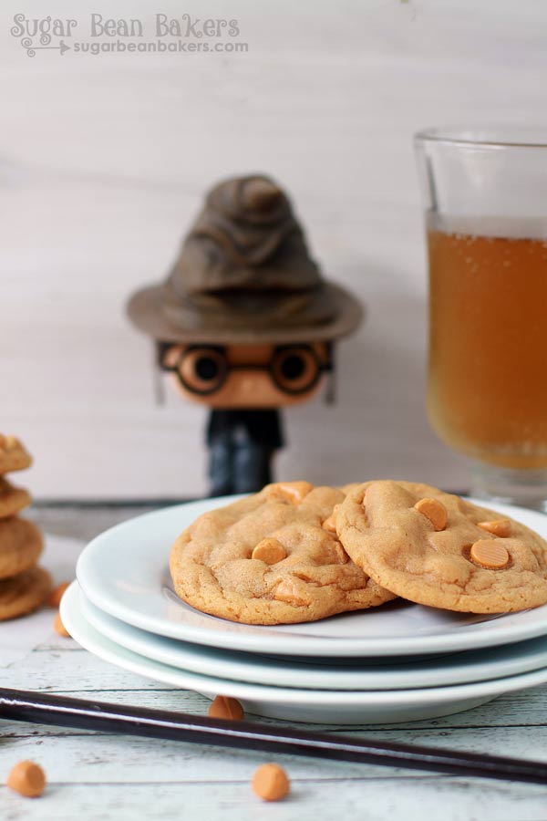Sugar Bean Bakers { Butterscotch "Butterbeer" Pudding Cookies }