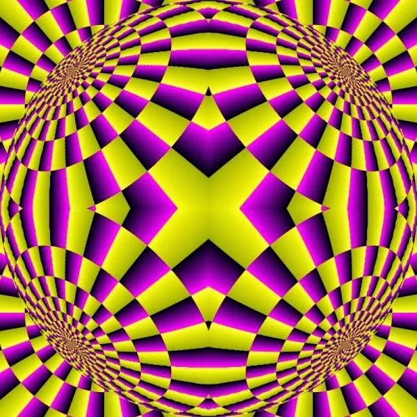 Moving Sphere Optical Illusion