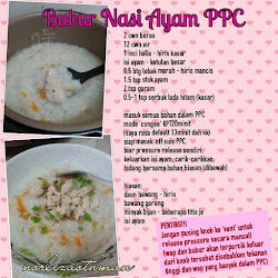 cooker philips pressure bubur ayam nasi