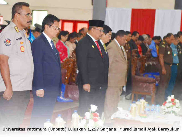 Universitas Pattimura (Unpatti) Luluskan 1,297 Sarjana, Murad Ismail Ajak Bersyukur Universitas Pattimura (Unpatti) Luluskan 1,297 Sarjana, Murad Ismail Ajak Bersyukur