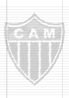 Papel Pautado Atletico Mineiro rabiscado PDF para imprimir na folha A4 Papel Pautado Atletico Mineiro rabiscado PDF para imprimir na folha A4