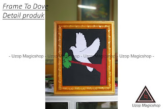 Jual alat sulap frame to dove gambar jadi burung Jual alat sulap frame to dove gambar jadi burung