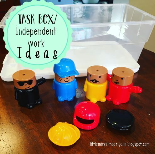 Little Miss Kim's Class: Quick and easy task box ideas for special education