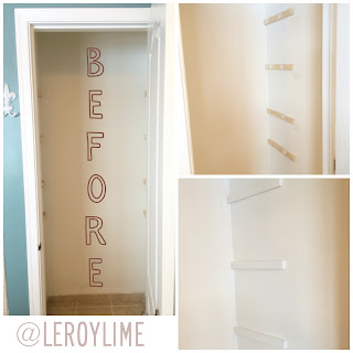 master bathroom closet redo - DIY - LeroyLime