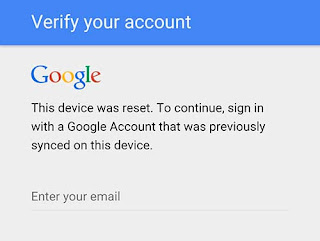 Samsung Galaxy J5 (J500H) Verify your account