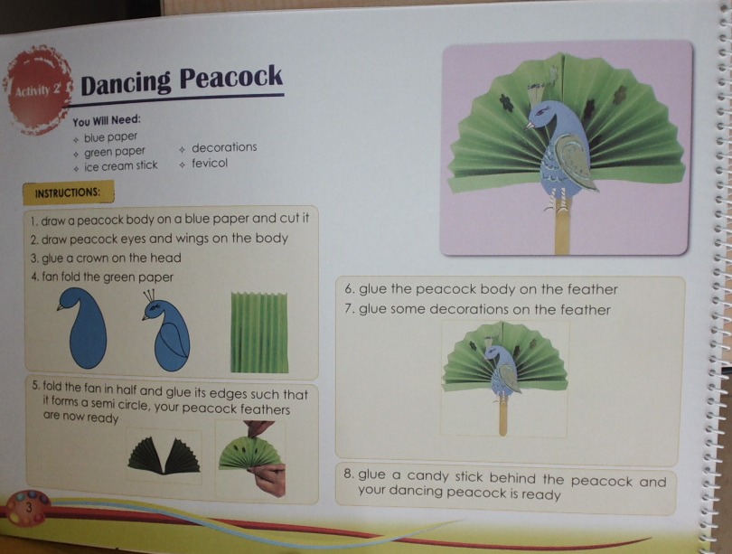 Grade2 Podar International School, Gandhingar Class 2 (A,B,C,D) homework of Art & Craft