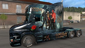 Hellboy Scania T skin Hellboy Scania T skin