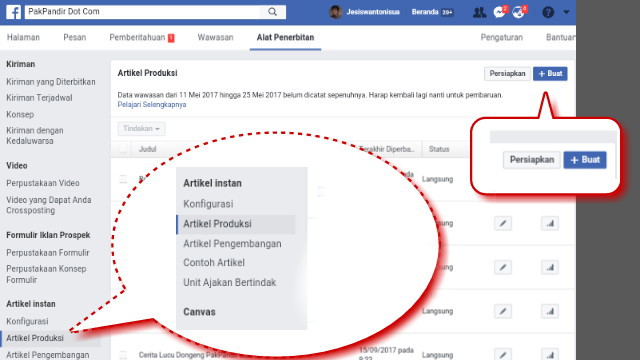Cara Membuat Facebook Instant Articles Untuk Blogger