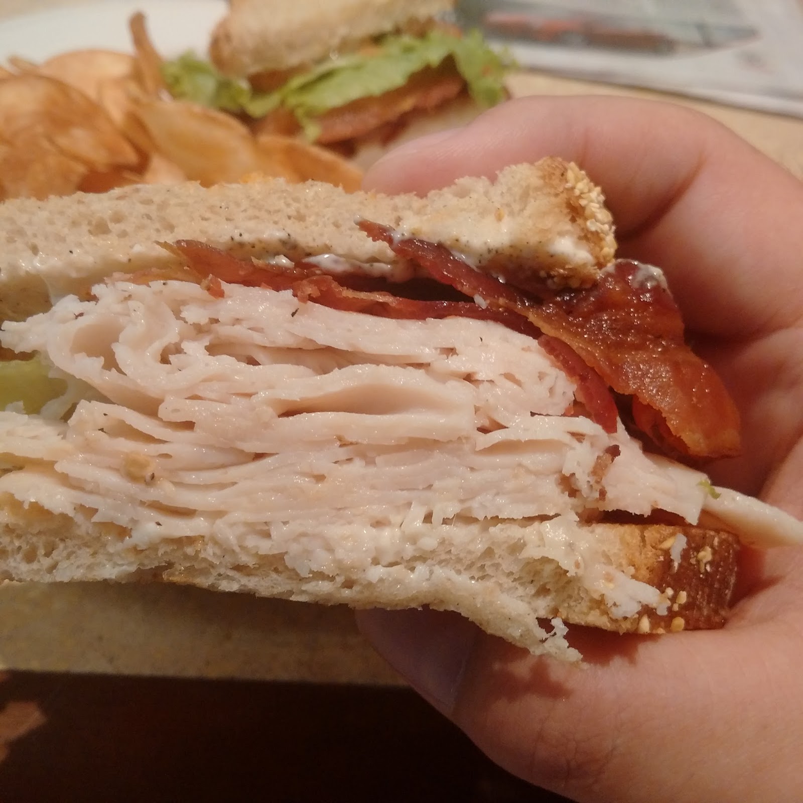 Jeff Jedras Eating up the Hill Centre Block Club Sandwich