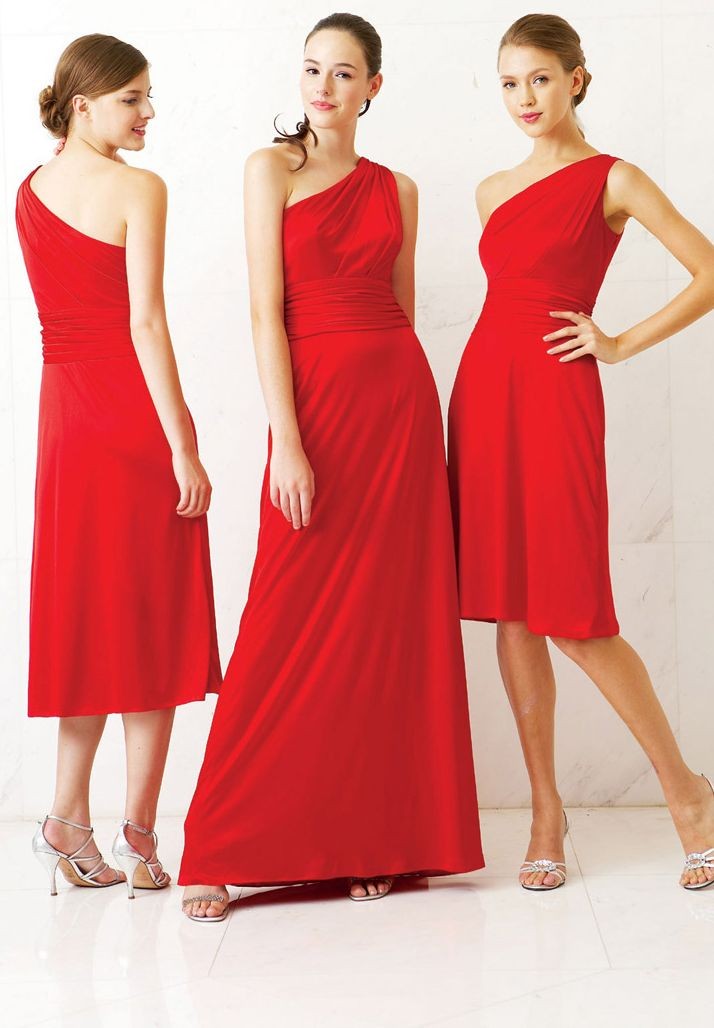 WhiteAzalea Sheath Dresses Cheap Red Sheath Bridesmaid Dresses in