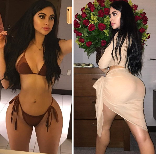 See the sexy 19 year old Kylie Jenner look-alike who has everyone talking o...