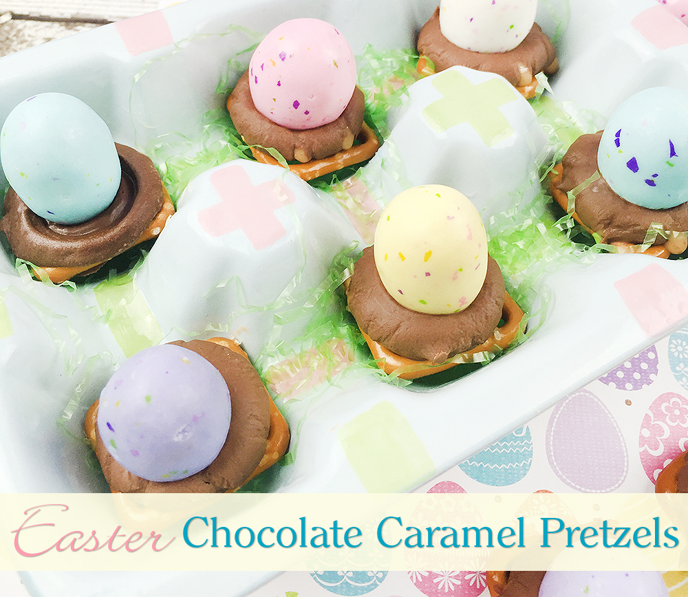 Southern Mom Loves Easter Chocolate Caramel Pretzels {Recipe}