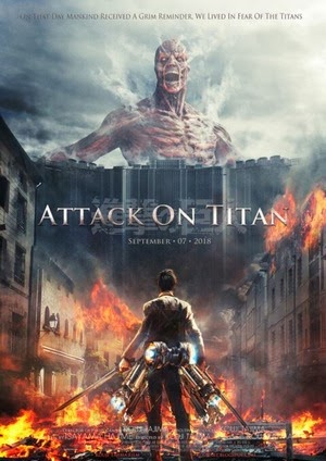 Exibição do filme Attack On Titan: Fim do Mundo - Made in Japan