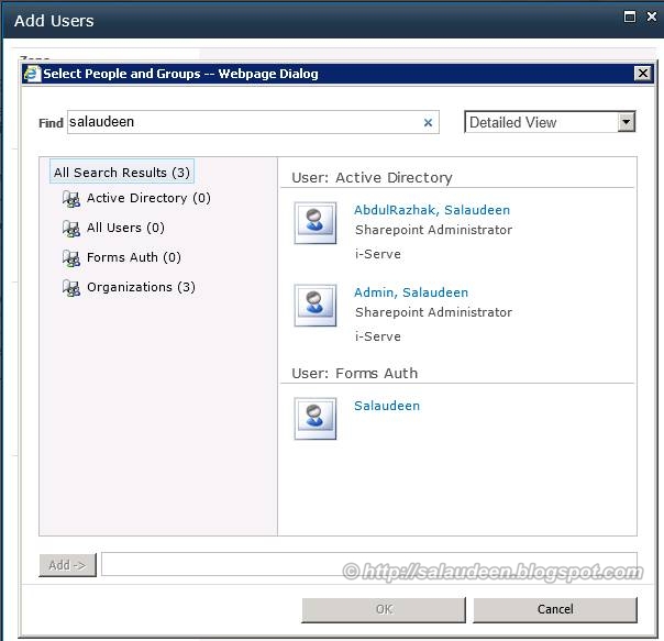 AD LDS Users in People Picker AD LDS Users in People Picker