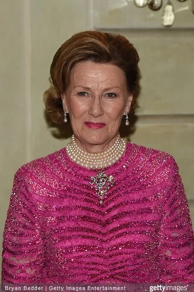 Queen Sonja of Norway attends the American-Scandinavian Foundation Gala Dinner at The Pierre Hotel on April 17, 2015 in New York City. 