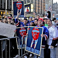 Fans gather at 'Fire Sather Rally' March 2010