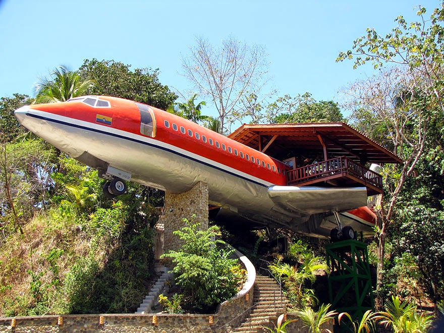 The Coolest Hotels In The World Plane Hotel, Costa Rica