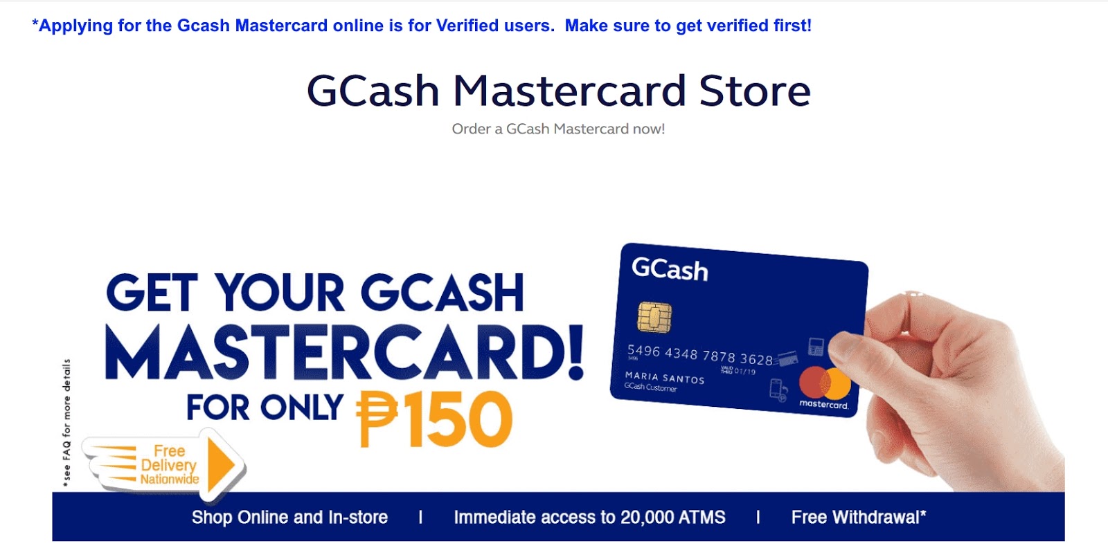 How To Apply For Globe Gcash Mastercard Atm Card Emv