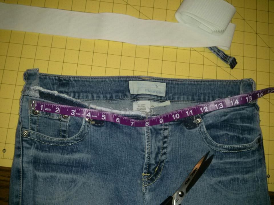 Shut Up, Jessica! frontonly Maternity Jeans Conversion tutorial