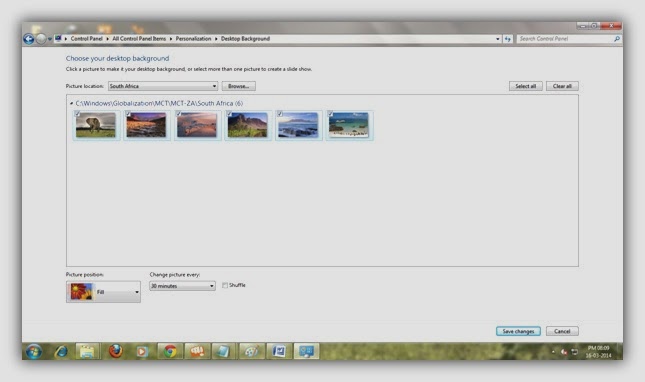 Access Hidden International Themes and Wallpapers in Windows 7
