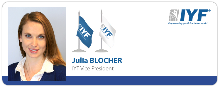 Julia Blocher, IYF President Julia Blocher, IYF President