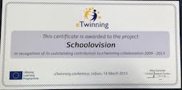 eTwinning Award 2013