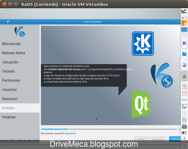 Drivemeca instalando KaOS Linux paso a paso Drivemeca instalando KaOS Linux paso a paso