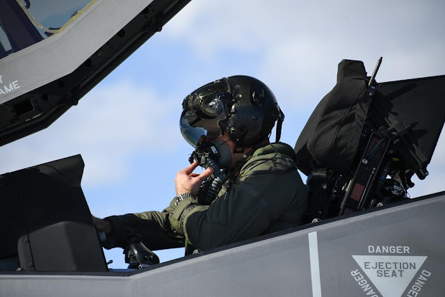 F-35A rapid crew swap exercise