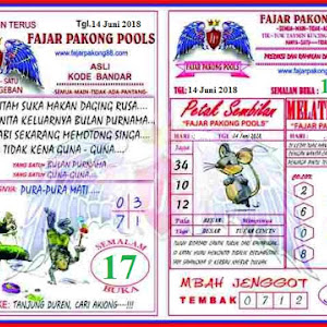 Kode Syair Fajar Pakong 13 Juni 2018 Syair Fajar Pakong Pools Indonesia