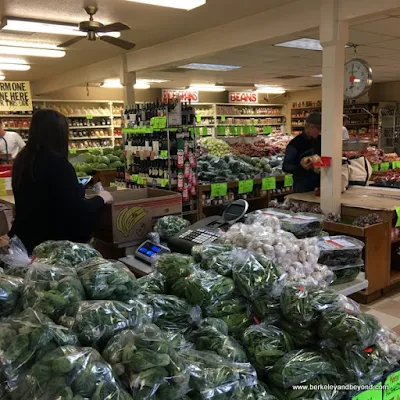 interior of Pedrick Produce in Dixon, California