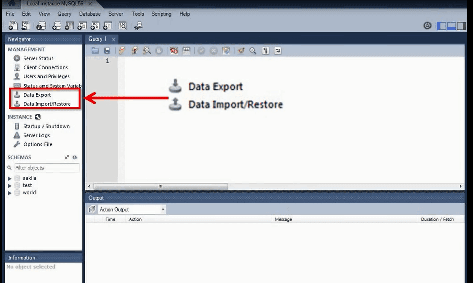 Data Export and Import using MySQL Workbench - StudywithDemo