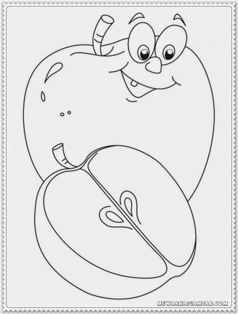 Pictures Of Apple Fruit Coloring Pages Pictures Of Apple Fruit Coloring Pages