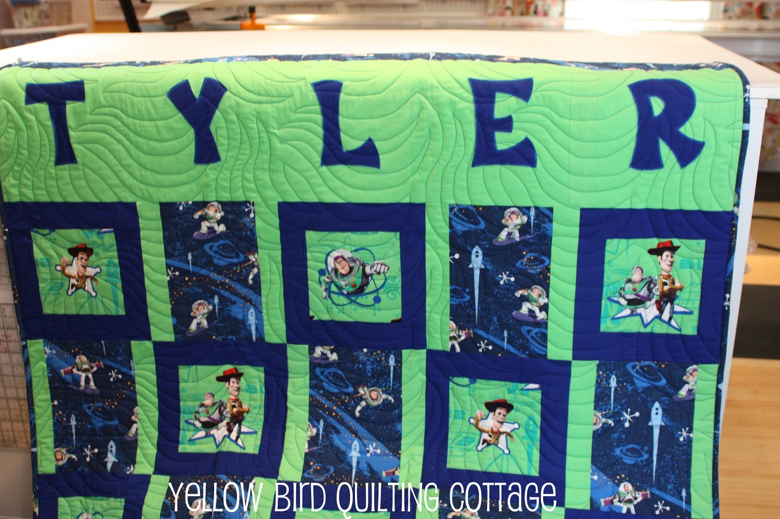 Yellow Bird Quilting Cottage Toy Story Quilt