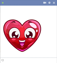 Smiling Heart - Facebook Emoticons
