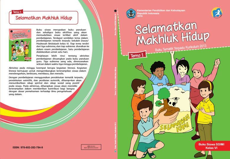 Buku Guru dan Siswa Kelas 6 SD/MI Kurikulum 2013 Revisi