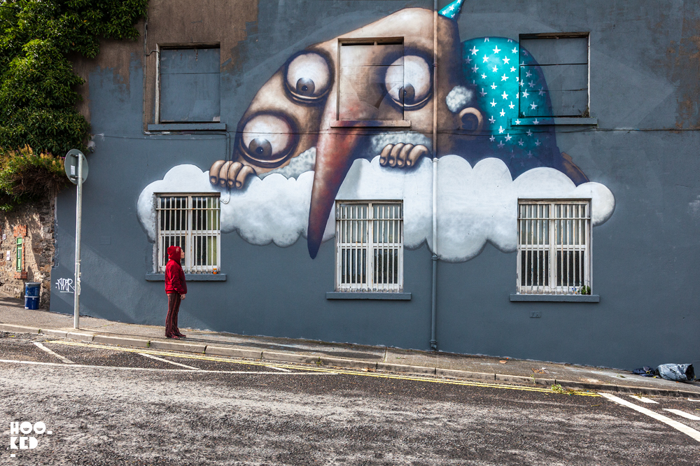 French Street Artist Ador Mural in Waterford, Ireland. Photo ©Hookedblog