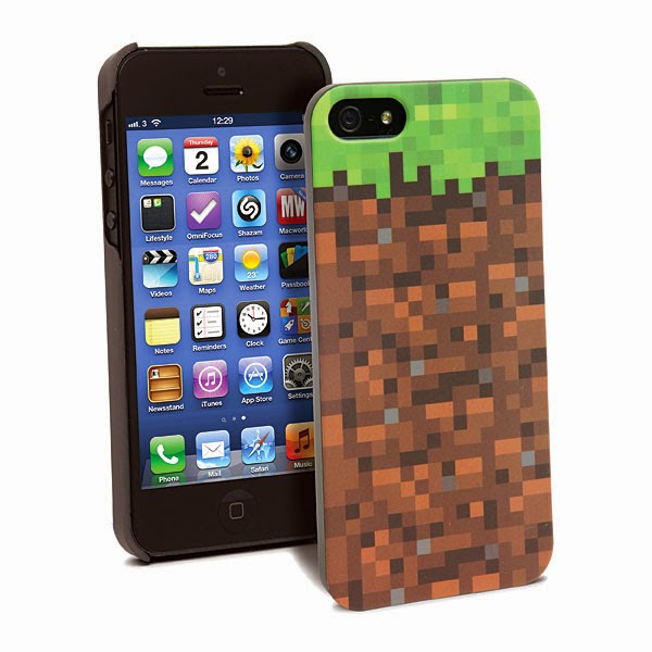 7. Minecraft Grassy Block iPhone Case
