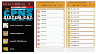 10 Aplikasi Contoh Simulasi Soal Latihan CAT Online CPNS Di Hp Android
