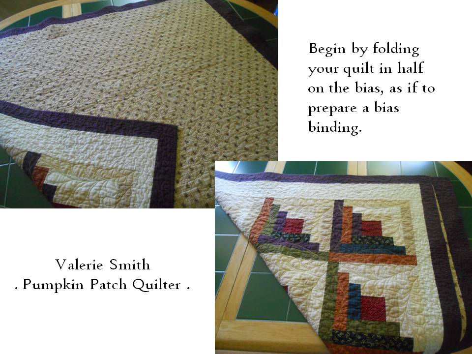 Pumpkin Patch Quilter How to Fold A Quilt Tutorial