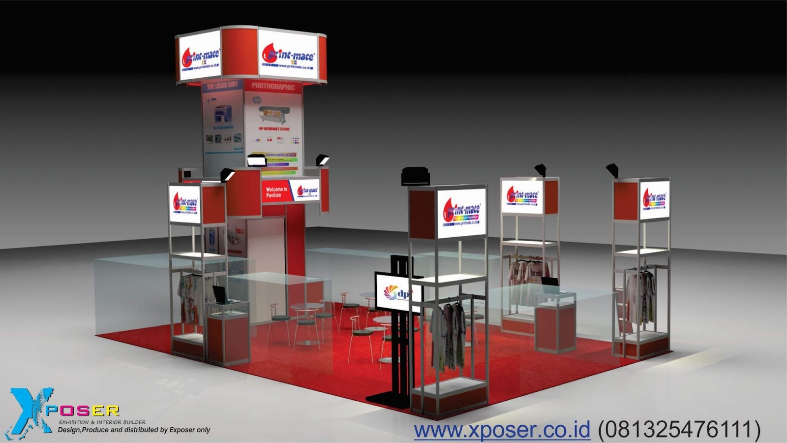 DESAIN STAND PAMERAN SEDERHANA