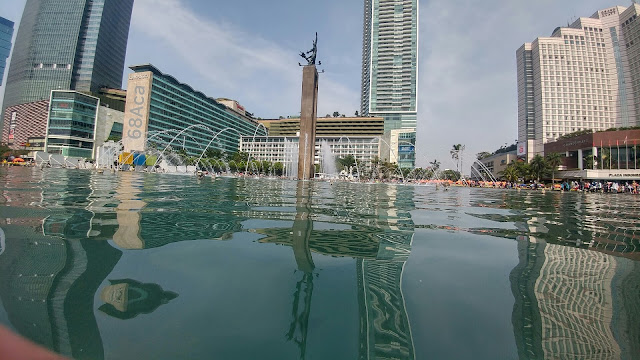 kolam bundaran hotel indonesia jakarta
