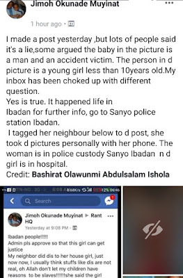 Woman Batters Housegirl Over Allegedly Stealing Her Baby's Milk