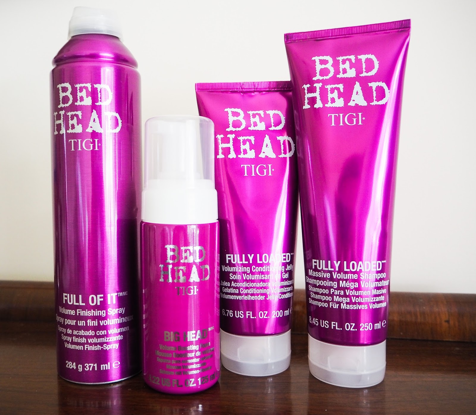 Tigi Bed Head Fully Loaded Volume Haircare Range Cherries In The Snow