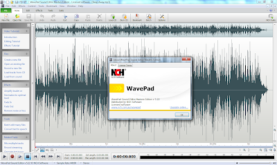 wavepad sound editor master edition to for home use only