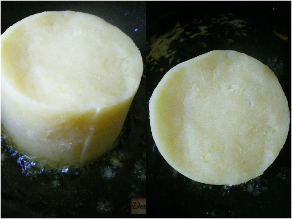 Pastel de coliflor aliñada (puré de patatas)